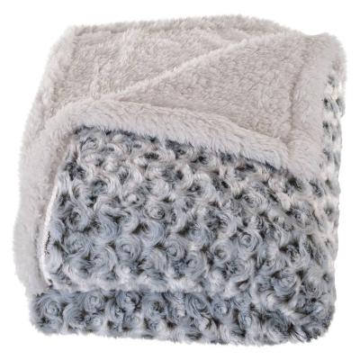 China Anti-pilling 100% Polyester Thicken Super Soft Plush Fleece Sherpa Throw Blanket for sale