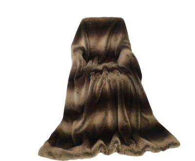 China Decorative Super Silky Soft Microfiber Faux Fur Fluffy Throw Blanket - Warm For Winter for sale