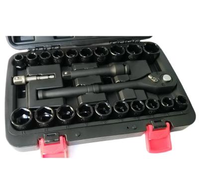 China CR-MO Impact Plug Set 23pc 1/2