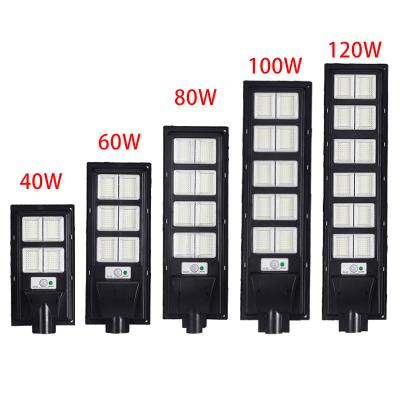 China ROAD 40w 60w 80w 100w 120w All in one solar street lamp,streetlight solar street light for sale