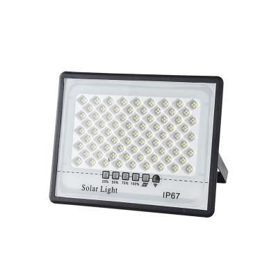 China Garden 100w Energy Saving Floodlight Powered Outdoor Waterproof Ip67 Solar LED Flood Light for sale