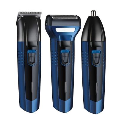 China Rechargeable Car Men Hair Trimmer Hair Beard Nose Trimmer Haircut Machine Grooming Set for sale