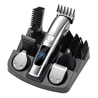 China Hotel Design IPX7 Ergonomic Hair Cutter T-Blade Hair Trimmer LED Indicator Wireless Ergonomic Hair Cutting Speed for sale