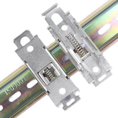 China Industrial electrical appliances iron 4.5 small through-hole heatsink rail loop solid state relay rail loop for sale