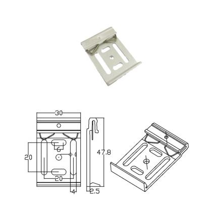 China Metal Din Rail Racks Din Rail Rack Clip Din Rail Clip Snap for sale