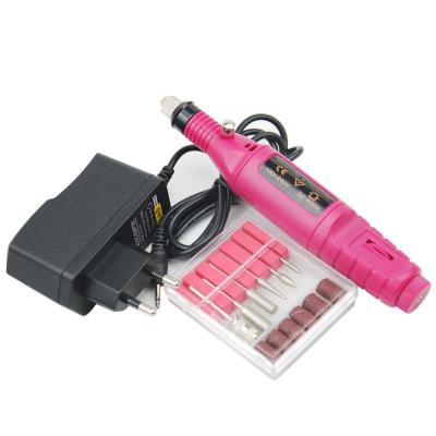 China Plastic 2022 Hot Selling High Speed 20000 RPM Mini Polish Nail Machine Double Insulated Professional Polish Nail Machine for Women for sale