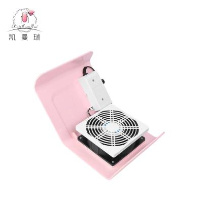 China Nail Salon Factory Direct Sales 858-2 Professional Nail Art Equipment Salon Tools 80W Nail Dust Collector Vacuum Fan Manicure Machine Tools for sale