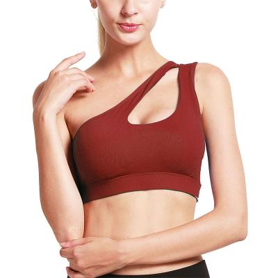 China Breathable Sports Bra For Women's Sports Bra 2021 Custom Large Sizes Wicking Shockproof Solid Quick-drying Women's Underwear for sale