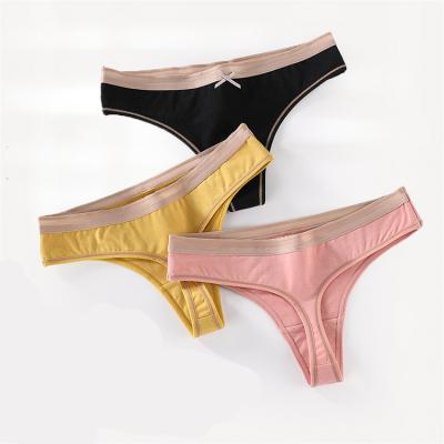 China Wholesale High Quality Seamless Invisible Antibacterial Plus Size Sexy Underwear Sports Thong Women's Underwear Cotton for sale