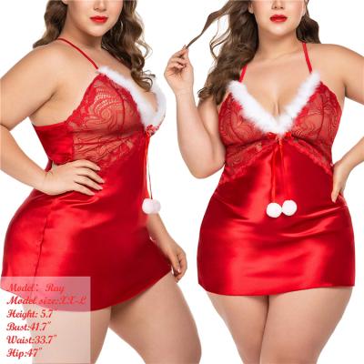 China New Style Christmas Underwear Woman Comfortable Underwear Plus Size Xxl Lingerie Women Plus Size Christmas Sexy Lingerie for sale