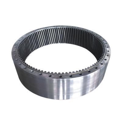 China Cement Precision Parts Forged Metal Ring Gear Inner Ring Gear for Cement Ball Mill for sale