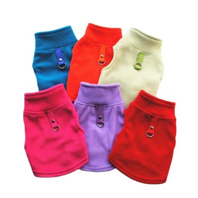 China CLASSIC Color Fall and Winter Thickening Cat and Dog Clothes and Fleece Pet Coat for sale