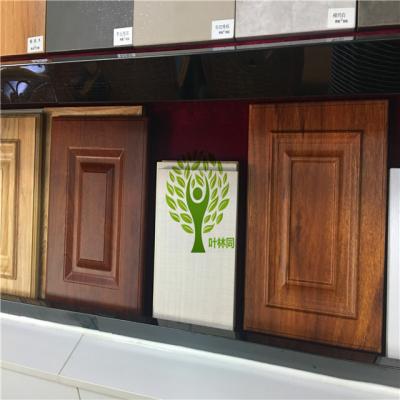 China Swing Yelintong PVC Coated Single Flush Door For Kitchen Cabinet Door With Hinge Hole for sale