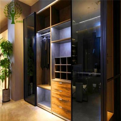 China Yelintong Environmental Friendly Hot Sale Modern Sliding Door Wardrobe Wardrobe Cabinet for sale