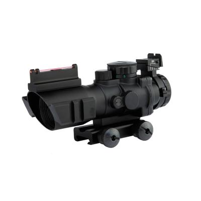 China Red Aluminum Alloy FIREBIRD Tactical 4x Magnifieral Scope Optics Dot 4X32 Acog Scope for sale