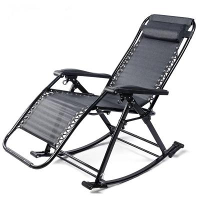 China Collapsible Folding Beach Rocking Chair / Camping Chair for sale