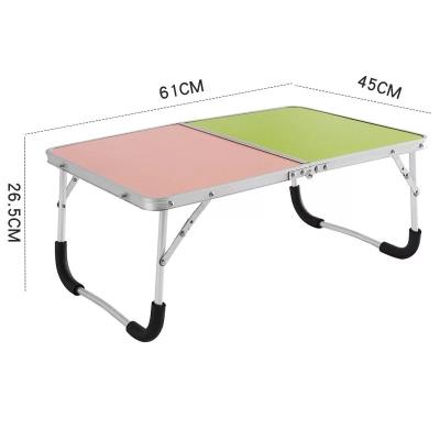 China Modern Outdoor Aluminum Folding Laptop Stand Desk Camping Portable Picnic Table for sale