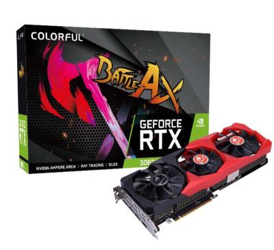 China Brand New Colorful Workstation Battle AX GeForce RTX 3060 Ti 8G For Desktop Gaming Graphics Card for sale