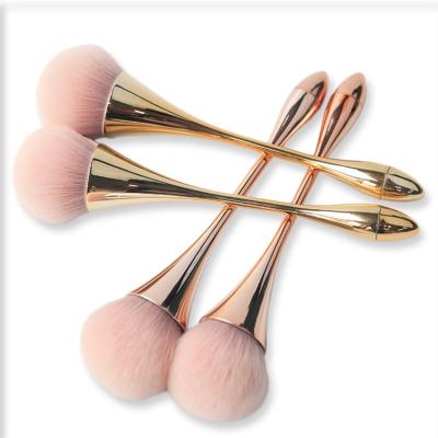 China Face Beauty Women Powder Brush Single Soft Face Cosmetic Makeup Brush Big Blush Loose Powder Brush for sale