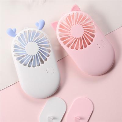 China New Mini Fan Cute Portable Handheld USB Outdoor Chargeable Desk Fans 3 Modes Summer Cooler For Desktop Outdoor Fan for sale