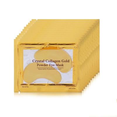 China Hottest Anti Wrinkle Under Eye Collagen Crystal Gold Eye Mask For Dark Circles Skin Care Remove Wrinkle Anti Aging for sale