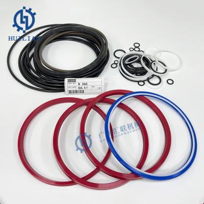 China Alicon B210 B230 B300 B360 Heavy Duty Rock Breaker Oil Seal Kit Daemo Breaker Hammer Oil Seal Hydraulic Repair Kit for sale