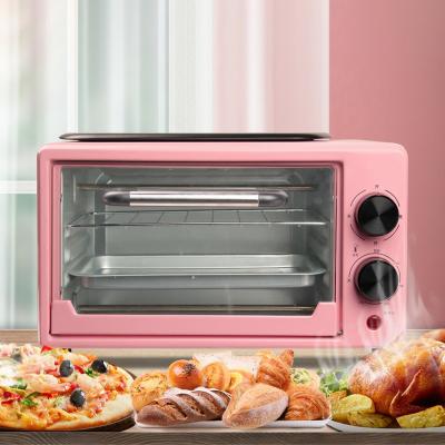 China Household 12L Timing function 2 in 1 electric oven Kitchen Baking Toaster Electrical Oven Small Mini Electric Oven for sale