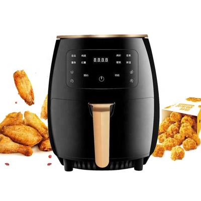 China Digital Sale Household Airfryers 4.5L Pot Intelligent Timing Electric Hot Low Fat Cooking Electric Deep Fryer for sale