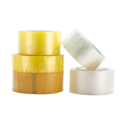 China Waterproof custom logo printed clear bopp cardboard sealing tape for sale