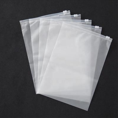 China Moisture Proof Plastic Bags Eco Friendly Pe Clear Clothes Matte Packaging Bag Waterproof Ziplock for sale