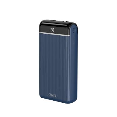 China Fast Charge Support Remax Join Us RPP-206 Cheap Powerbank Three Usb Ports Battery Banks Super Slim 20000 Mah Power Bank for sale