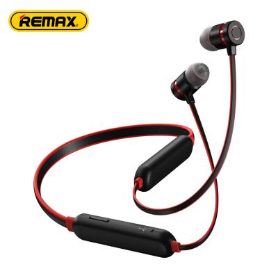 China Titanium sports earphones Bluetooth 5.0 radio SD card headphone battery earbuds neckband earbuds-Mold neckband Remax long for sale