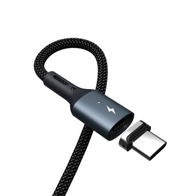 China Remax RC-156 Video Game Player Recessed 3A Strong Magnetic 3 in 1 Data Cable USB Magnetic Charging Nylon Braided Cable for sale