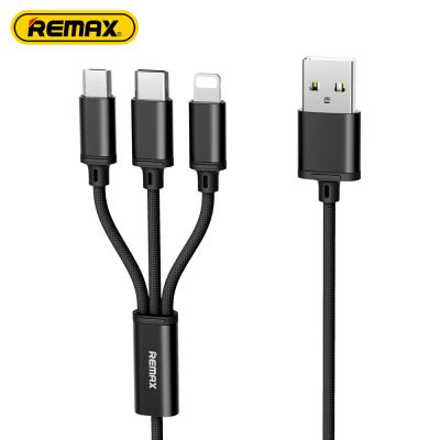 China MP3/MP4 Player Remax Join Us 1.15M Micro PVC 2.8 A USB Mobile Cable 3 in 1 Charging Cable For iPhone 12 Android for sale