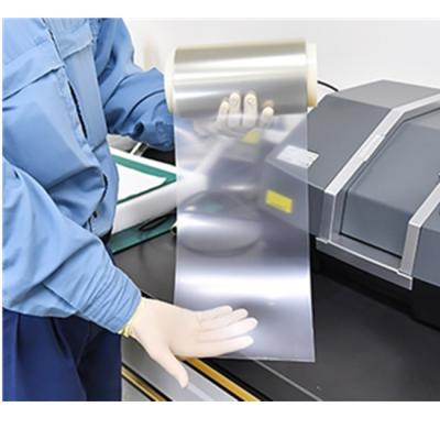 China Low resistance 4 ohm-800 ohm conductive transparent printing ito film for electronic screens flat panel display devices solar ce for sale