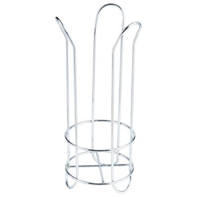 China High Quality Tissue Holder Stainless Steel Metal Wire Chrome Plating Tissue Holder Powder Coating Paper Towel Holder for sale