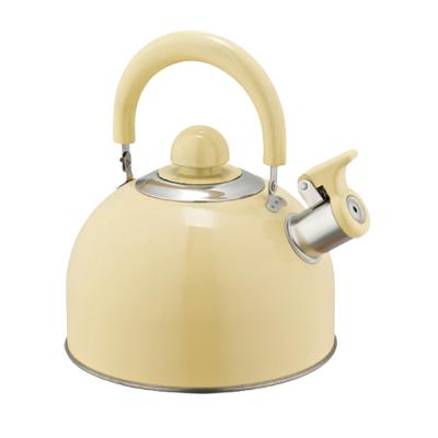 China Multicolor Hemispherical 2.5L Stainless Steel Whistling Kettle 2.0L Tea Viable Kitchen Appliances Whistle Home Furnishing 3L Bottles for sale