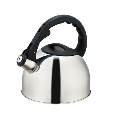 China Single Whistling Kettle Viable Appliances Stainless Steel 2.5L Hemispherical Silver For Household Kitchen 3L Whistling Tea Maker Pot for sale