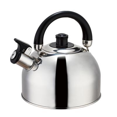 China Single Stainless Steel Viable Whistling Kettle 2.0L For Household Tea 2.5L Induction Cooker Pot 3.0L For Promotion Gift 3.5L Kettle for sale