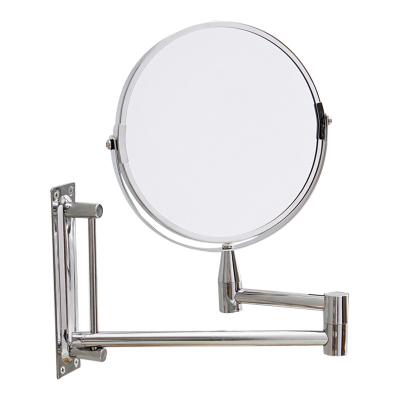 China 17cm Extendable Makeup Mirror Rotatalbe 3X Magnification Mirror Hotel Bathroom Cosmetic Accessories Foldable Mirror Home Decor Wall Bathroom for sale