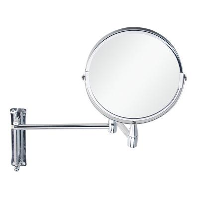 China Durable Double Sides Magnification 3X Round Wall Mounted Beauty Makeup Mirror Electric Wall Mounted Cosmetic Mirror for sale