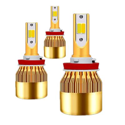 China Wholesale auto accessory car lamp headlight bulbs with discount price c6 h4 car led headlight for universal car 904T for sale