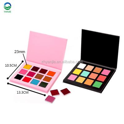 China Waterproof Private Label Make Up Cosmetics No Marks Wholesale Makeup Pressed Matte And Shimmer Eyeshadow for sale