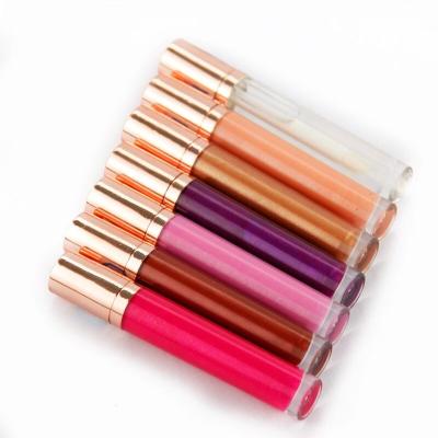 China Private Label Waterproof Glitter Lipstick Custom Lip Gloss Glossy Liquid Lipstick for sale