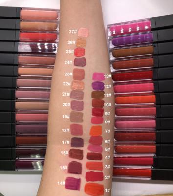 China High Quality Waterproof Matte Lipstick Lip Gloss Long Lasting Liquid Private Label for sale