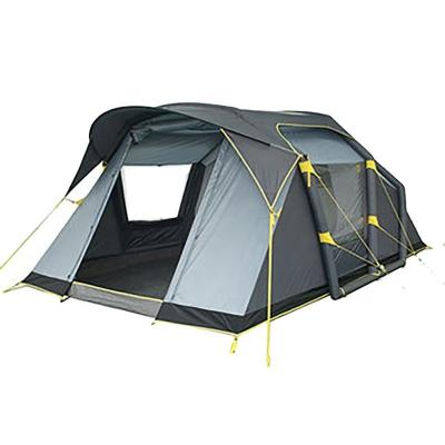 China Extended Type 4-6 Person Family Luxury Tunnel Tent With Double Mesh Door And Two Rooms for sale