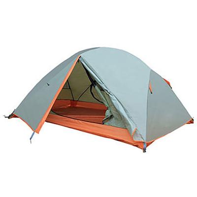 China Diagonal Tying Type - 2 - 3 Person Travel Dome Room Raising Outdoor Camp Tent For Camper Camping Sleeping Equipment With Double Layer Pole / Aluminum Alloy for sale