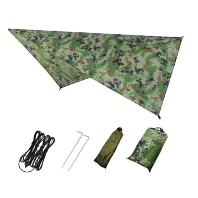 China UV-Resistant Alu Tarpaulin Camping Tent Sunshade Outdoor Camping Rain Fly Sun Shelter for sale