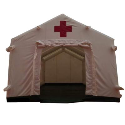 China Straight Bracing Type Large Inflatable Relief Tents Easy Installed Medical Relief Supplies Quarantine Isolation Tents for sale