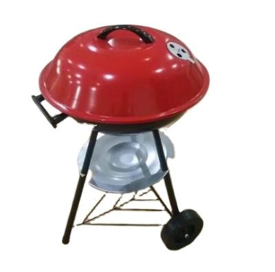 China Adjustable Height The Most Popular Commercial BBQ Charcoal Kettle Grill Smoker With Handle And 2 Wheel Easily Portable And Easy Cleanups for sale